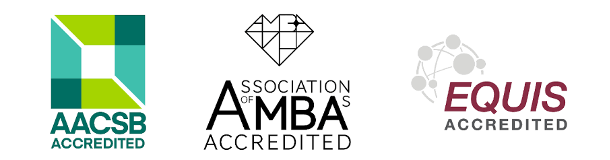 AACSB, AMBA and EQUIS Accredited